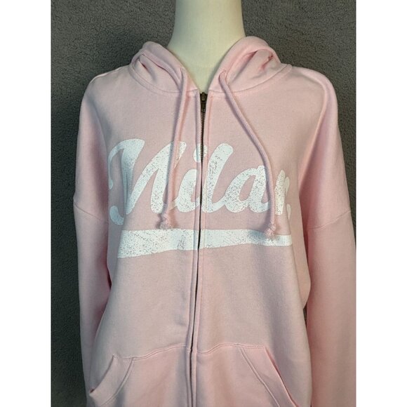 Grayson Threads The Label Plus Size Pink Milan Hoodie Size 1X Pink New With Tags - Picture 2 of 8